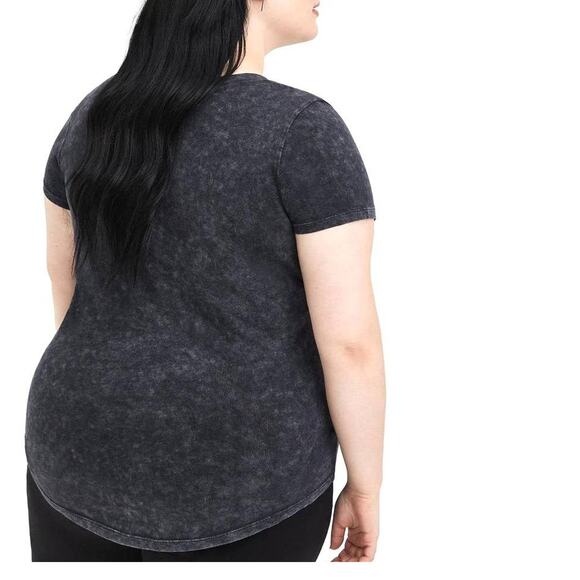 Torrid 2 (2X) Friday the 13th Jason Mask Slashed Gothic Horror Punk T Shirt‎ New - Picture 3 of 3